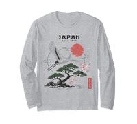 Japan Mount Fuji Torii Gate Sunset Japanese Landscape Long Sleeve T-Shirt