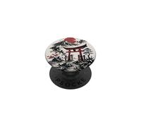 Japan Mount Fuji Torii Gate Sunset Japanese Landscape PopSockets Adhesive PopGrip