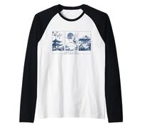 Japan Mount Fuji Torii Gate Sunset Japanese Landscape Raglan Baseball Tee