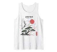 Japan Mount Fuji Torii Gate Sunset Japanese Landscape Tank Top