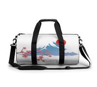Japan Mountain Sport Duffel Bag Gym Bag Weekend Overnight Bag for Travel Camping Hiking Beach 45x23x23cm