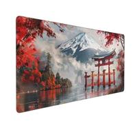 Japan Mouse Mat 1200x600 mm Large Mouse Pad Mountain Waterproof Desk Mat with Non-Slip Rubber Base, Smooth Surface to Improve Precision and Speed, xxl Gaming Mousepad for Computer, PC, Laptop 2S-163
