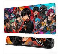 Japan Mouse Pad 1600 x 800 x 3 mm XXL Desk Mat Cartoon Mouse Mat, Extended Japanese Mousepad, Large Desk Pad with Non-Slip Base and Stitched Edge Office Accessories for Home Gaming Work Laptop, Model1