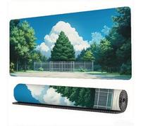 Japan Mouse Pad 1600 x 800 x 3 mm XXL Desk Mat Landscape Mouse Mat, Extended Japanese Mousepad, Large Desk Pad with Non-Slip Base and Stitched Edge Office Accessories for Gaming Work Laptop, Model439