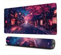 Japan Mouse Pad 1600 x 800 x 3 mm XXL Desk Mat Street Mouse Mat, Extended Japanese Mousepad, Large Desk Pad with Non-Slip Base and Stitched Edge Office Accessories for Home Gaming Work Laptop,Model319
