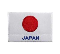 Japan National Country Flag Patch Iron On Patch Sew On Embroidery Badge Country Patch