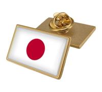 Japan National Flag Metal Pin Badge Japanese Lapel Pin Jewelry Accessory National Symbol for, Hat, Backpack