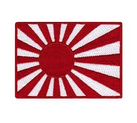 Japan Navy Rising Sun Flag Embroidered Patch Japanese Kamikaze Iron-On Emblem