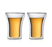 Japan NEW BODUM ASSAM Double Wall Glass Tumbler 250ml Set of 2 4556-10US
