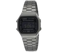 Japan NEW Casio Vintage A168WGG-1BDF Digital Black Dial Unisex Watch D182