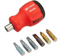 Japan NEW PB 8453 Stubby Bit Driver Handle Ergonomic Magnetic