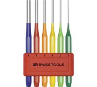 Japan NEW PB Parallel Rainbow Pin Punch Set with Holder 755BLRBCN