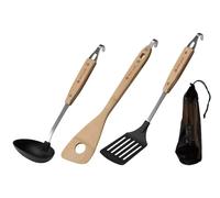 Japan NEW Snow Peak Kitchen Tool Set with Storage Case CS-217 Stainless Nylon竹