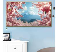 Japan Paint by Numbers for Adults Beginners, DIY Paint by Numbers Mount Fuji Large 100x200CM Colored Canvas Drawing, Acrylic Pigment Paintwork Kit Hobbies for Adults Women, Home Wall Decor Q6-258