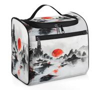 Japan Painting Travel Toiletry Bag for Women Men Kids Girls Boys 11.2 L Big Cosmetic Makeup Bag Hanging Wash Pouch Bag Toiletries Organizer Shower Bag