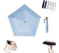 Japan Pencil Umbrella,Japanese Ultra-Light Mini Travel Umbrella With Sun Protection,Compact Folding Pocket Umbrella for Rain,Sun,Beach,Hiking,Outdoor Use