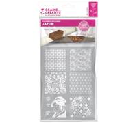 Japan Polymer Clay Stencil 4.5" x 6"