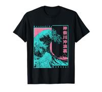 Japan Pop Art Aesthetic Hokusai Great Wave Off Kanagawa T-Shirt