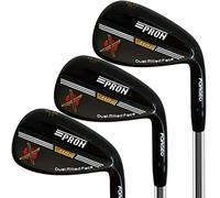 Japan Pron Wedge Set or Single Golf Club,TRV Model,USGA R A Rules,Black Oil Finish,52 56 60 Degree,10 12 8 Bounce,Krisa Steel Shaft,Pack of 3