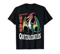 Japan Quetzalcoatlus Bird Flying Dinosaur Kids Trex T-Shirt