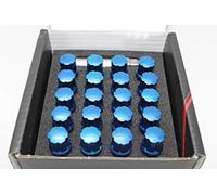Japan Racing Wheel Bolts M12 x 1.5 Blue Wheel Bolts Set 20x Rim Lock
