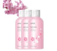 Japan Sakura Body Wash, Sakura Foam Shower Gel - Silky Foam for Ultra Gentle Cleansing, Thanks to Sweet Almond Oil & Cherry Blossom Extract, Gives The Skin A Cherry Blossom Fragrance (3)