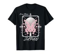 Japan Sakura Cherry Blossom Full Moon T-Shirt