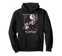 JAPAN SAKURA CHERRY BLOSSOM MOON CLOUD Pullover Hoodie