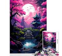 Japan Sakura Garden Zen Jigsaw for Teenagers 1000 Pieces Stimulate Active Brain And Mind Gentle Relaxing Fun Activity (38x26cm)
