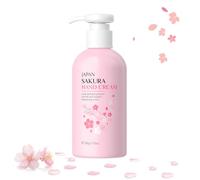 Japan Sakura Hand Cream, Hand Cream for Women, Cherry Blossom Hand Cream, Long-Lasting Hydration, Smooth and Radiant, Refreshing Scent, Hand Cream for Very Dry Hands, Repairs Dry Skin