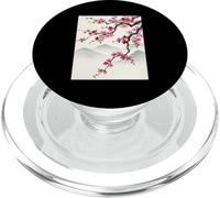 Japan Sakura Landscape Traditional Woodblock Japanese Art PopSockets PopGrip for MagSafe