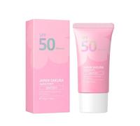 Japan Sakura Sunscreen, Cherry Blossom Protective Layer Sunscreen SPF 50 PA+++, Waterproof and Lightweight Sun Protection, Whitening & Watery Styles to Choose From (1 Piece Watery)