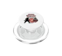 Japan Samurai Castle Cherry Blossom Graphic PopSockets PopGrip for MagSafe