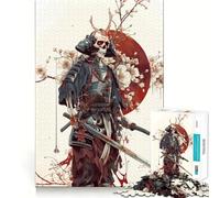 Japan Samurai Silent Vigil 1000 Adult Pieces Jigsaw Puzzle Enjoyable Game Nice Thick Family Enjoyable Art Piece (38x26cm)