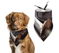 Japan Samurai Sword Dog Bandana Triangle Pet Bandanas Adjustable Pet Scarf Breathable Comfort Dog Scarf Cute Soft Puppy Scarfs Washable Daily Handkerchief Cats Scarves