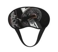 Japan Samurai Sword Print Blackout Sleep Mask for Women & Men, Zero Eye Pressure Eye Mask for Travel and All - Around Sleep