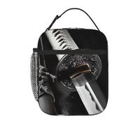 Japan Samurai Sword Prints Insulated Lunch Tote Bag Lunch Box Reusable Lunch Cooler Bag for Women/Men Work, Picnic, School, Travel