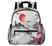 Japan Scenery Print Kids Backpacks for Children Girls Boys, Cute Toddler Small Backpack School Nursery Bookbag Travel Casual Daypack Rucksack