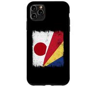 Japan Seychelles Half Flag Japanese Seychellois Pride Case for iPhone 11 Pro Max