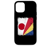 Japan Seychelles Half Flag Japanese Seychellois Pride Case for iPhone 12/12 Pro