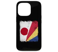 Japan Seychelles Half Flag Japanese Seychellois Pride Case for iPhone 13 Pro
