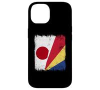 Japan Seychelles Half Flag Japanese Seychellois Pride Case for iPhone 14