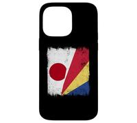 Japan Seychelles Half Flag Japanese Seychellois Pride Case for iPhone 14 Pro Max