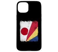 Japan Seychelles Half Flag Japanese Seychellois Pride Case for iPhone 15 Plus