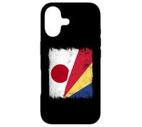 Japan Seychelles Half Flag Japanese Seychellois Pride Case for iPhone 17