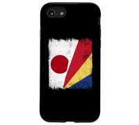 Japan Seychelles Half Flag Japanese Seychellois Pride Case for iPhone SE (2020) / 7/8