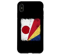 Japan Seychelles Half Flag Japanese Seychellois Pride Case for iPhone XS Max
