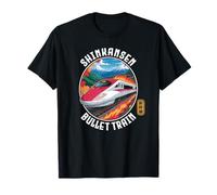 Japan Shinkansen Japanese Bullet Train Kanji Souvenir Design T-Shirt