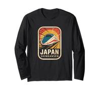 Japan Shinkansen Retro Vintage Bullet Train Otaku Souvenir Long Sleeve T-Shirt