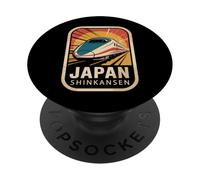 Japan Shinkansen Retro Vintage Bullet Train Otaku Souvenir PopSockets Adhesive PopGrip